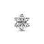 Charm Funkelndes Herbarium Cluster Zirkonia Silber