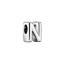 Charm Buchstabe Letter N Silber