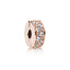 Rose Charm Clip Pavé-Glanz Eleganz