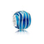 Charm Blue Wellen Sterling Silber