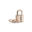 Charm-Anhänger Vorhängeschloss & Schlüssel 14k Rosé Vergoldet