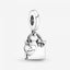 Charm-Anhänger Einkaufstasche Sterling-Silber