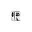Charm Buchstabe Letter R Silber