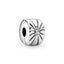 Charm Clip Funkelnder Sonnenstrahl Sterling-Silber