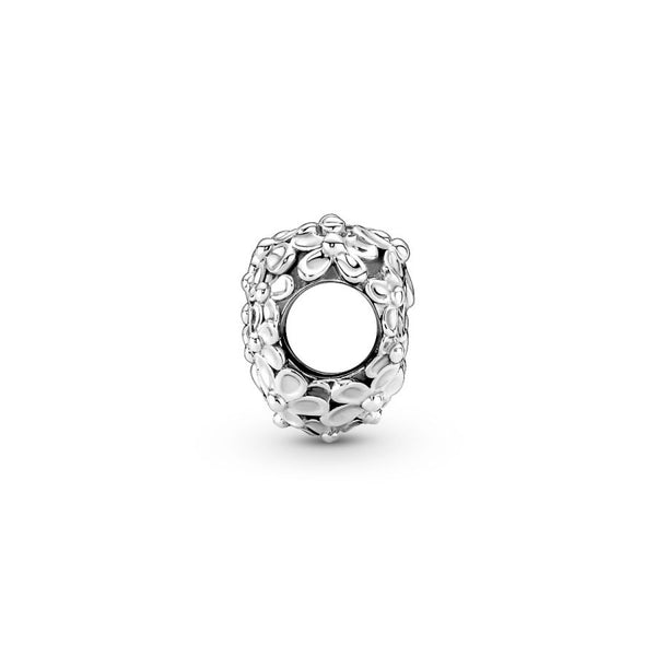 Charm Mum Gänseblümchen Herz Sterling-Silber