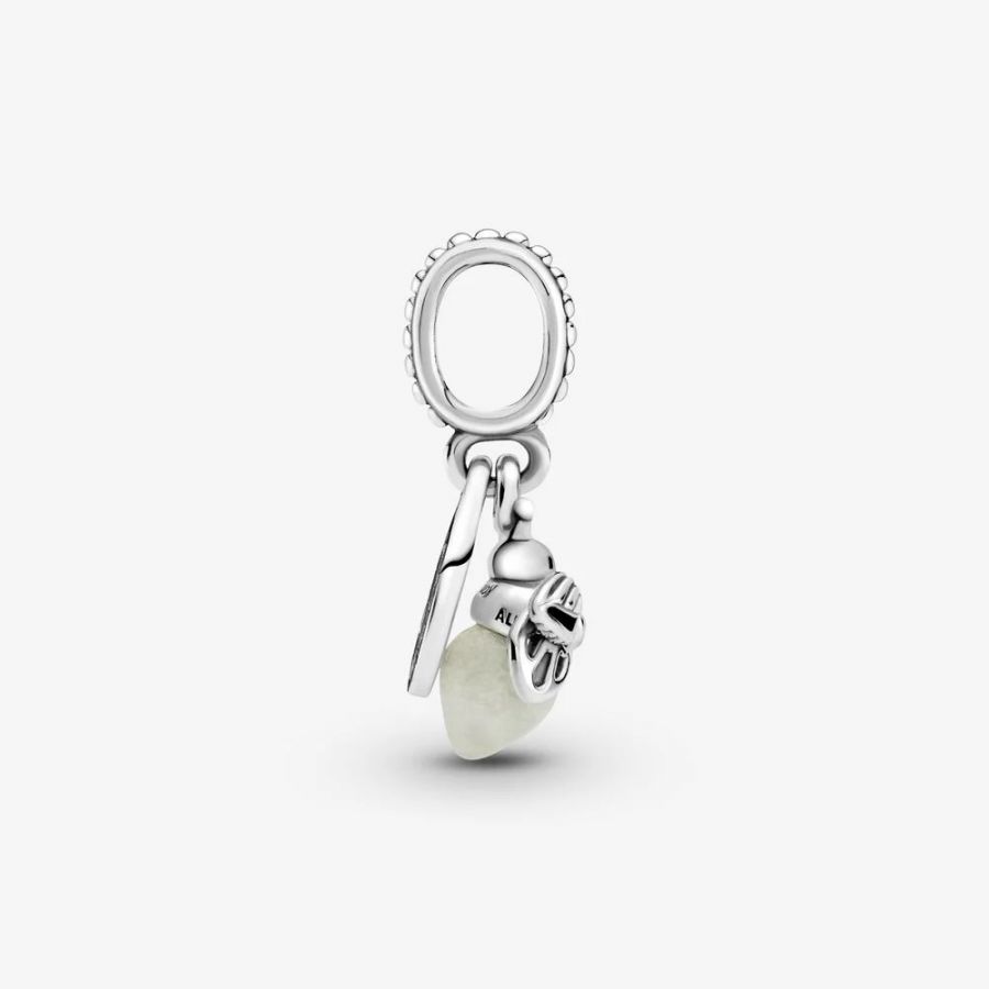 Charm-Anhänger Glühwürmchen Sterling-Silber