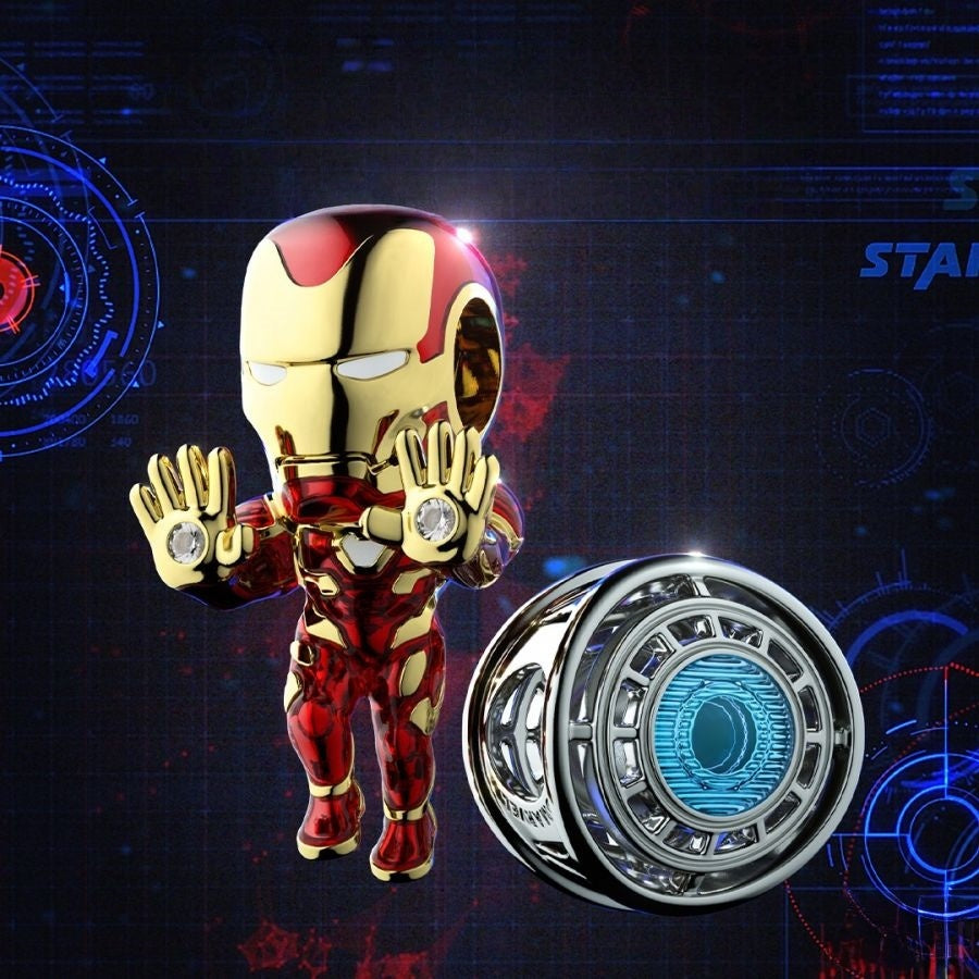 Charm The Avengers Iron Man Arc-Reaktor Silber