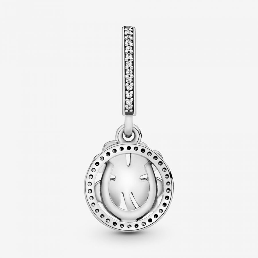 Charm-Anhänger Kleeblatt Sterling Silber Zweitbild