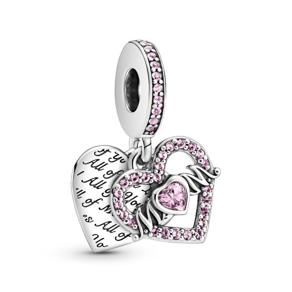Charm-Anhänger Herz Mum Sterling-Silber
