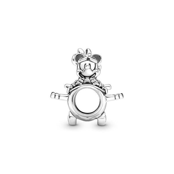 Charm Micky Maus & Minnie Maus Flugzeug Sterling-Silber