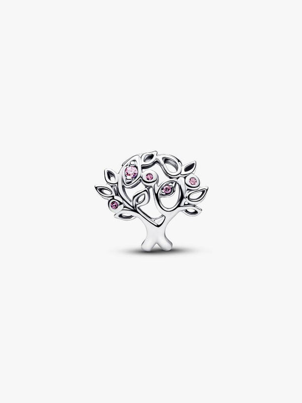 Familienstammbaum Offen gearbeitetes Charm Sterling-Silber