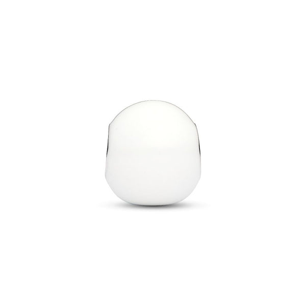 Charm Glow In The Dark Funkelnder Totenkopf Weiss Silber