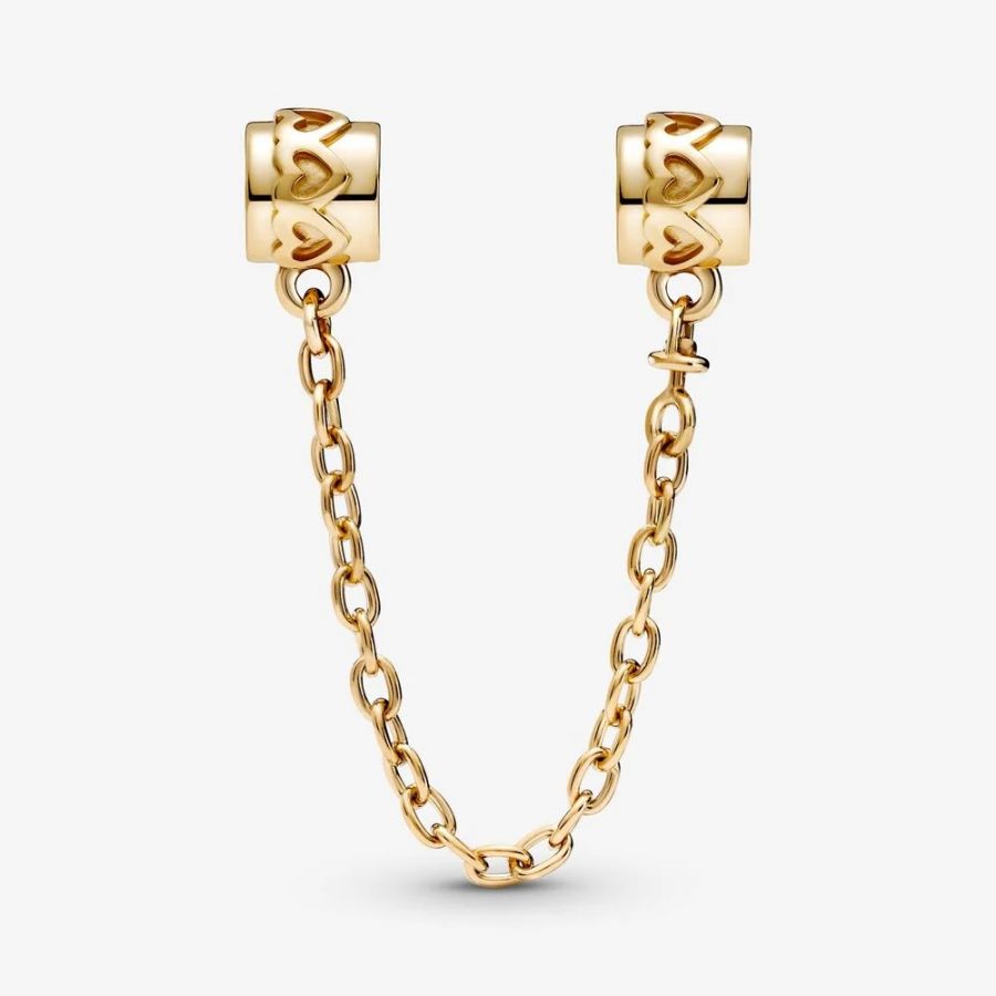 759519C00 Komfortkette Herzen 14k Gelbgold