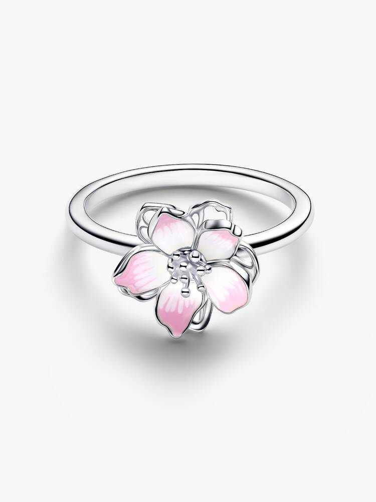 Kirschblüte Ring Sterling-Silber