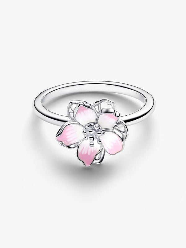 Kirschblüte Ring Sterling-Silber