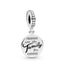 Charm-Anhänger Friends are Family Sterling-Silber