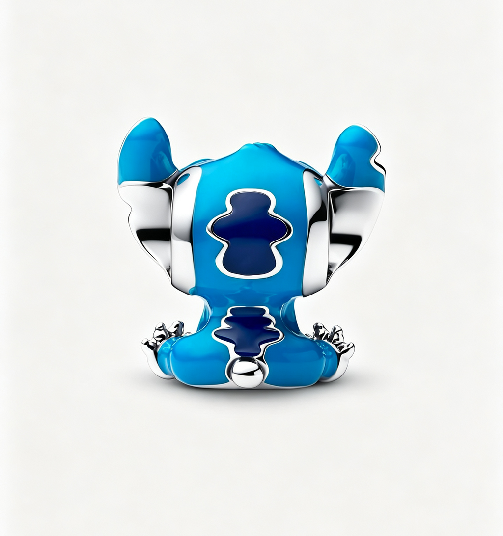 Stitch Charm Sterling-Silber