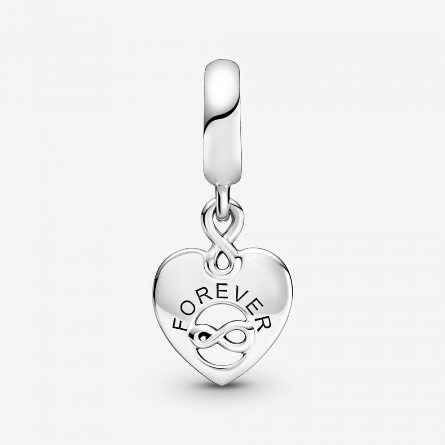 Charm-Anhänger Freunde für Immer Herz Silber