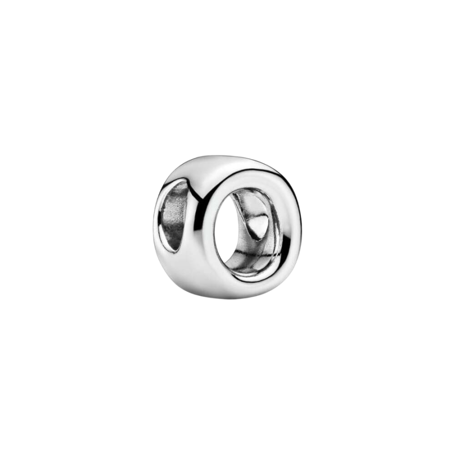 Charm Buchstabe Letter O Silber Hauptbild