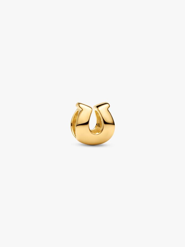 Hufeisen Mini-Charm 14 Karat Vergoldung