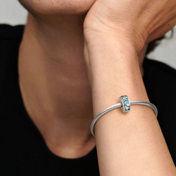 Charm-Clip Tropischer Seestern Muschel Sterling-Silber