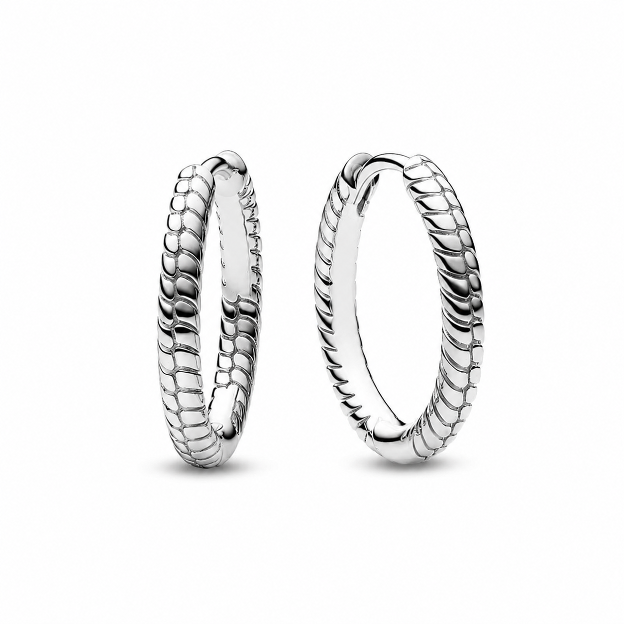 Charm-Ohrringe Creolen Moments Klein Sterling-Silber
