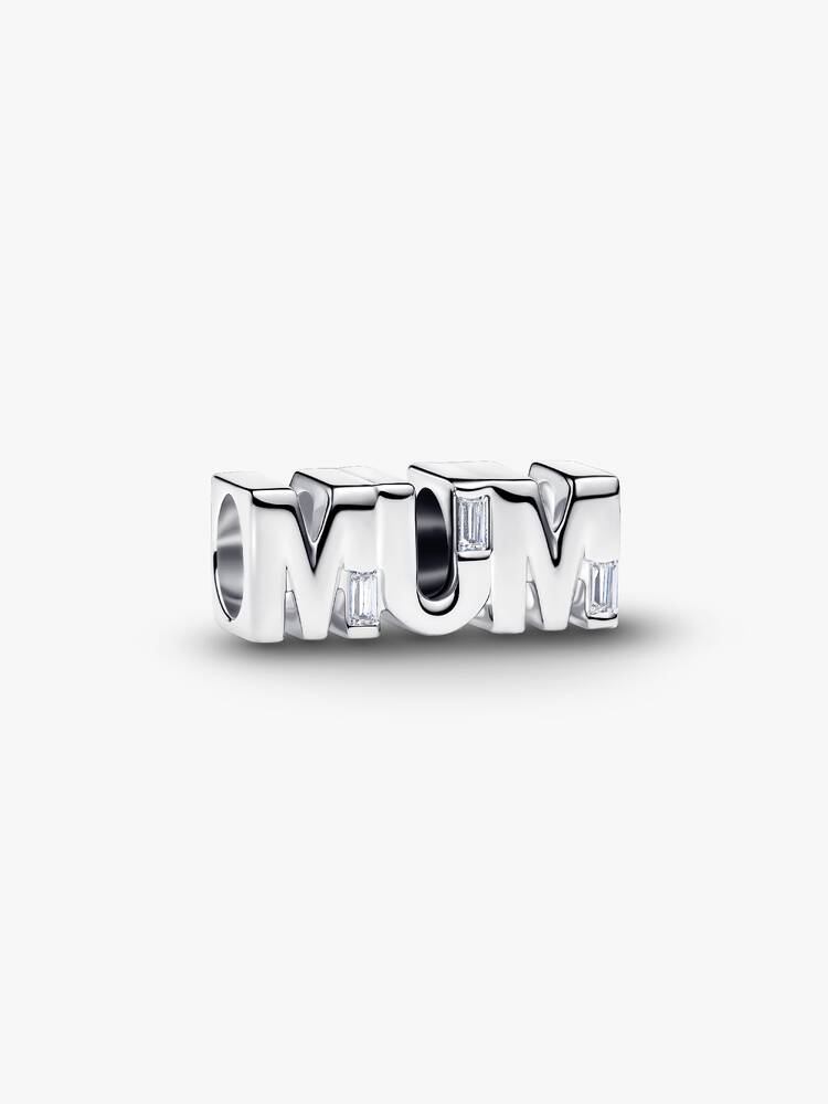 Wendbares Mum-Charm Sterling-Silber Hauptbild