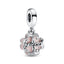 Charm-Anhänger Kleeblatt Freundschaft Sterling-Silber