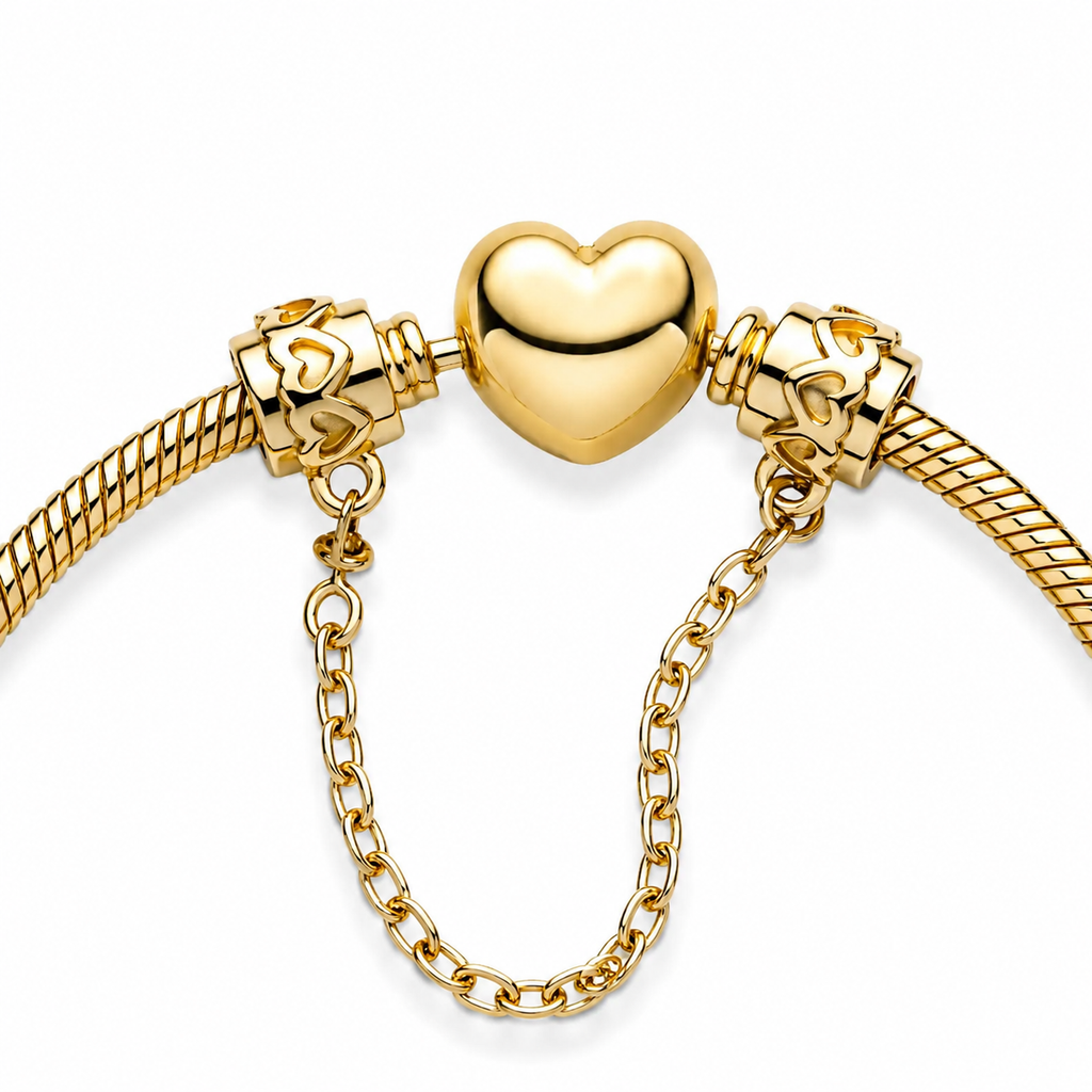 759519C00 Komfortkette Herzen 14k Gelbgold
