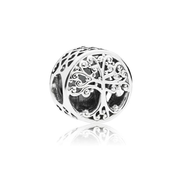 Charm Family Roots Familien-Stammbaum Sterling-Silber