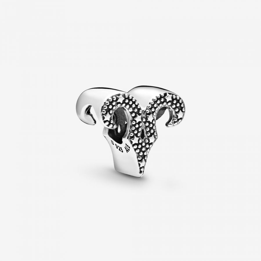 Charm Funkelnder Widder Sterling-Silber Zweitbild