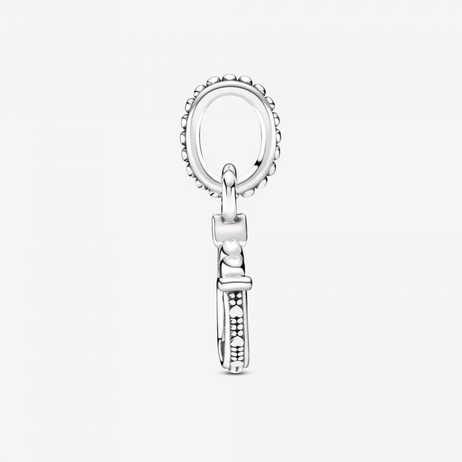 Charm-Anhänger Glückshufeisen Silber