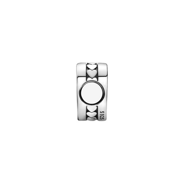 Charm Berlin Herz Sterling-Silber
