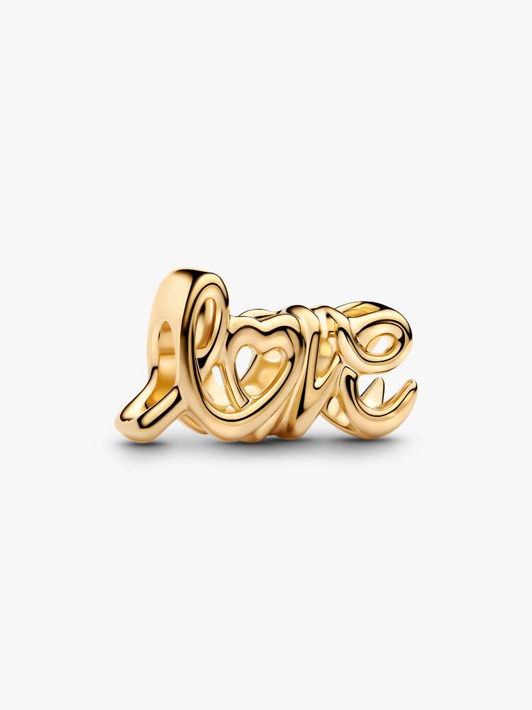 Handgeschriebene Liebe Charm 14 Karat Vergoldung Hauptbild