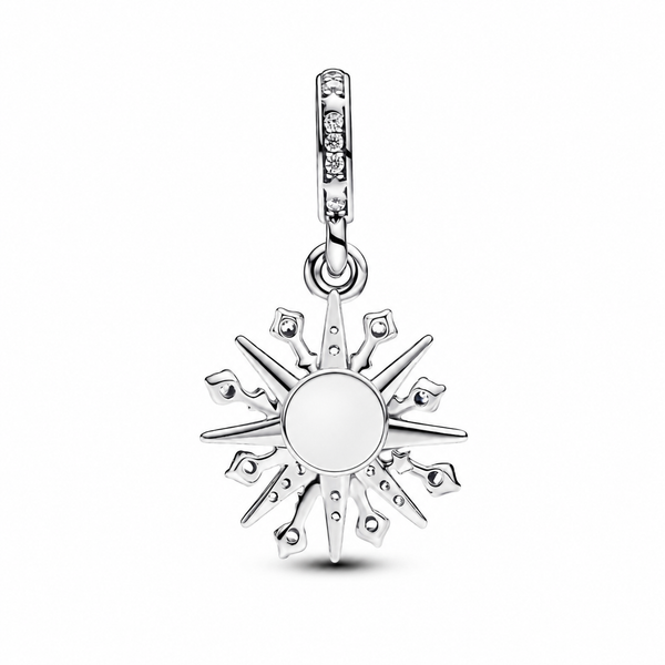 Charm-Anhänger Funkelndes Feuerwerk Sterling-Silber