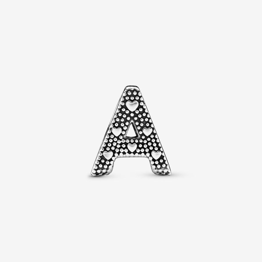 Charm Buchstabe Letter A Sterling-Silber