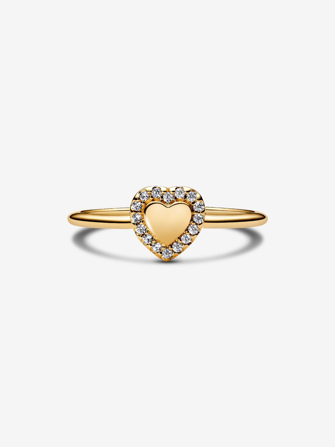 Gravierbarer Herz Strahlenkranz Ring