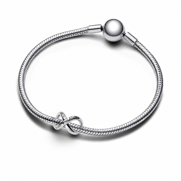 Charm Für Immer & Ewig Unendlichkeit Sterling-Silber