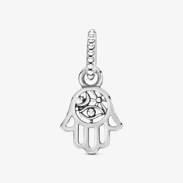 Charm-Anhänger Hand der Fatima Silber