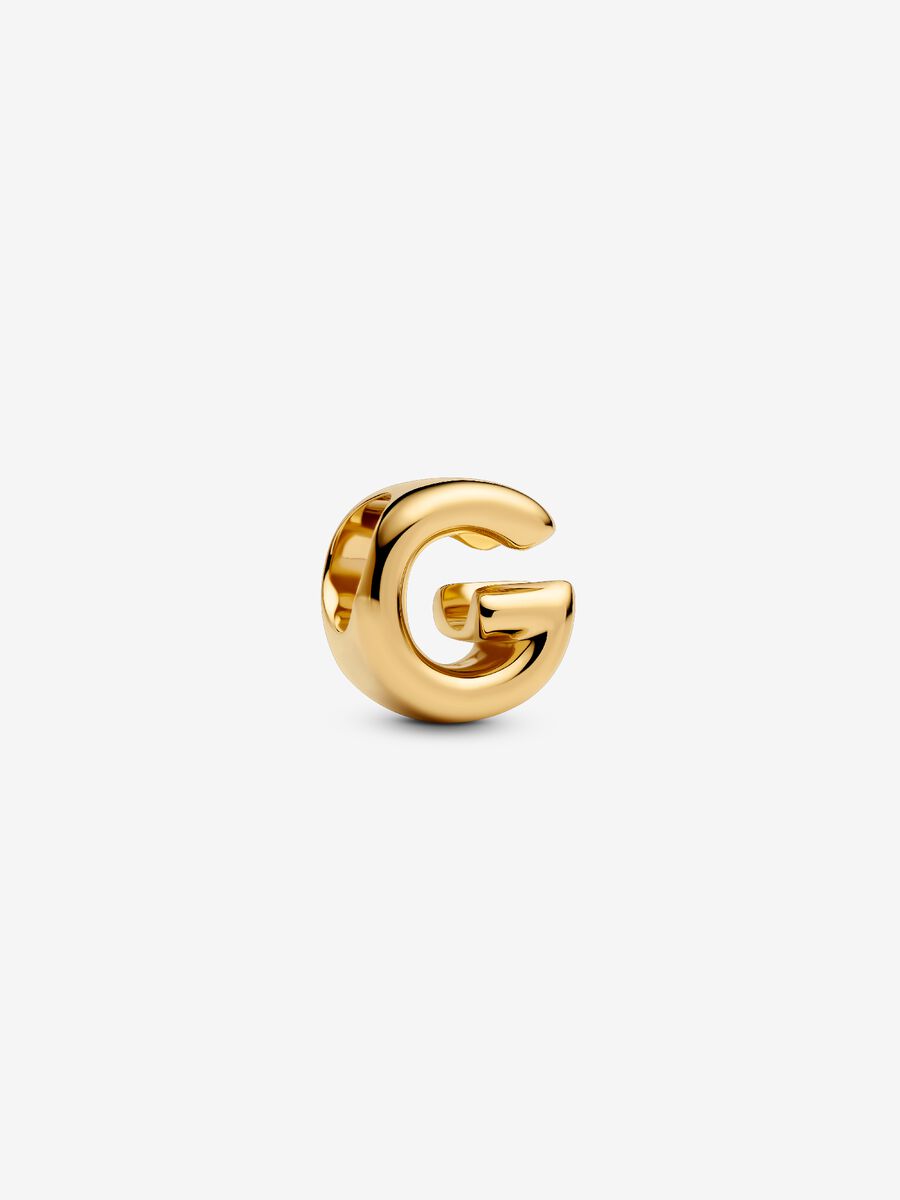 Buchstabe G Alphabet-Mini-Charm 14 Karat Vergoldung Hauptbild