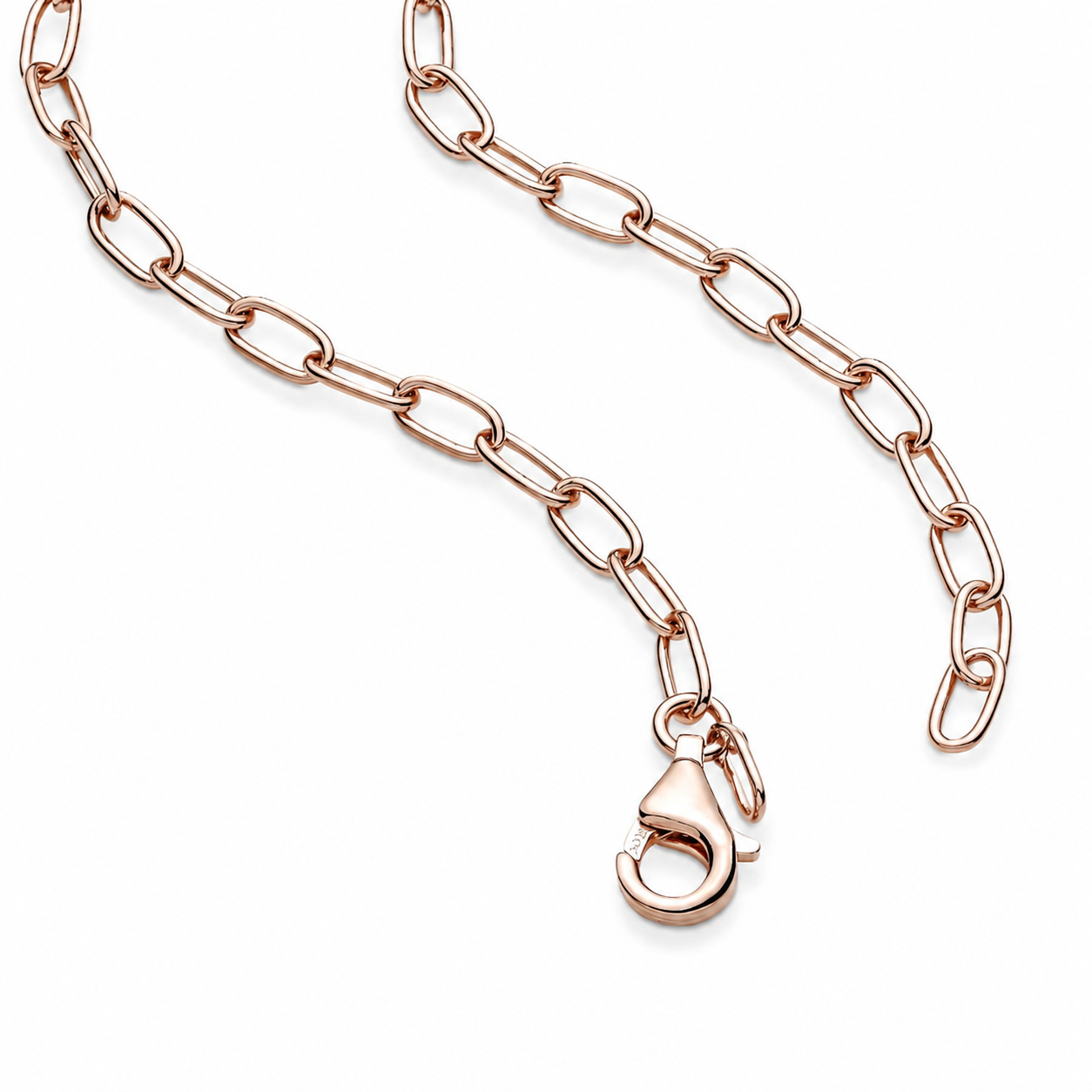 389410C00 Gliederhalskette 14k Rosé Vergoldet 50 cm