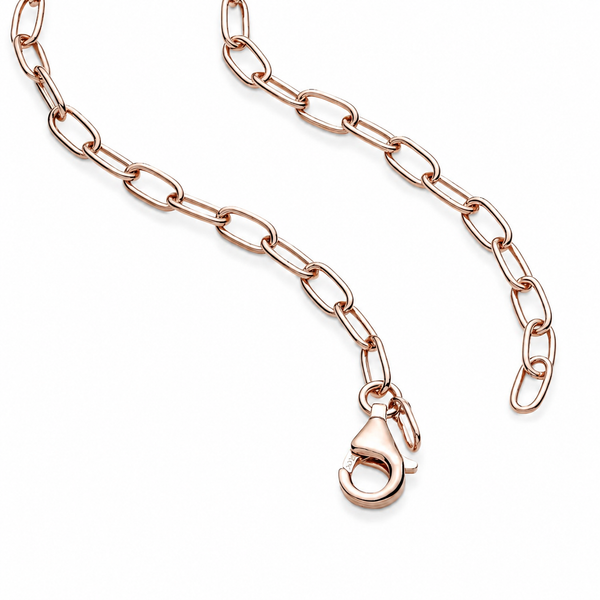 389410C00 Gliederhalskette 14k Rosé Vergoldet 50 cm
