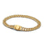 Gliederarmband Pavé Cuban Zirkonia Vergoldet