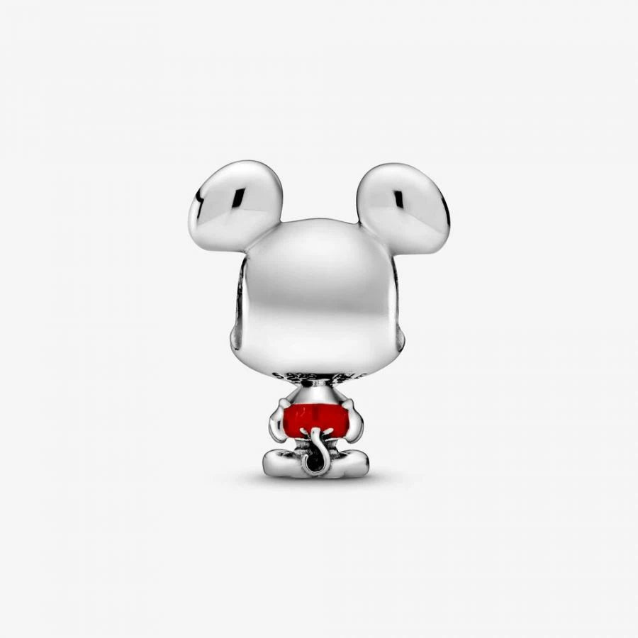 Charm Micky Maus Rote Hose Silber