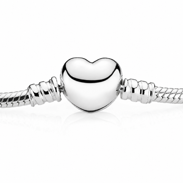 Armband Moments Herz Verschluss Silber