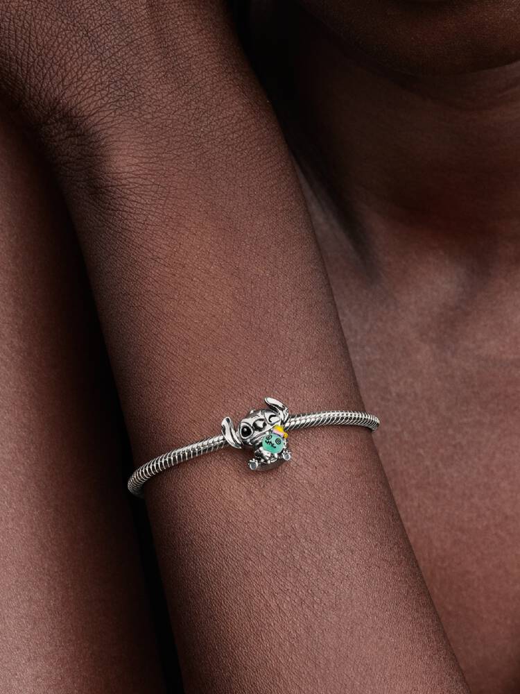 Stitch und Scrump Charm Sterling-Silber Zweitbild