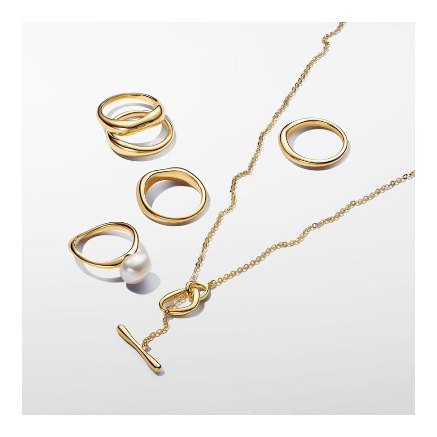 Essence Ring Stacking Geformt Vergoldet