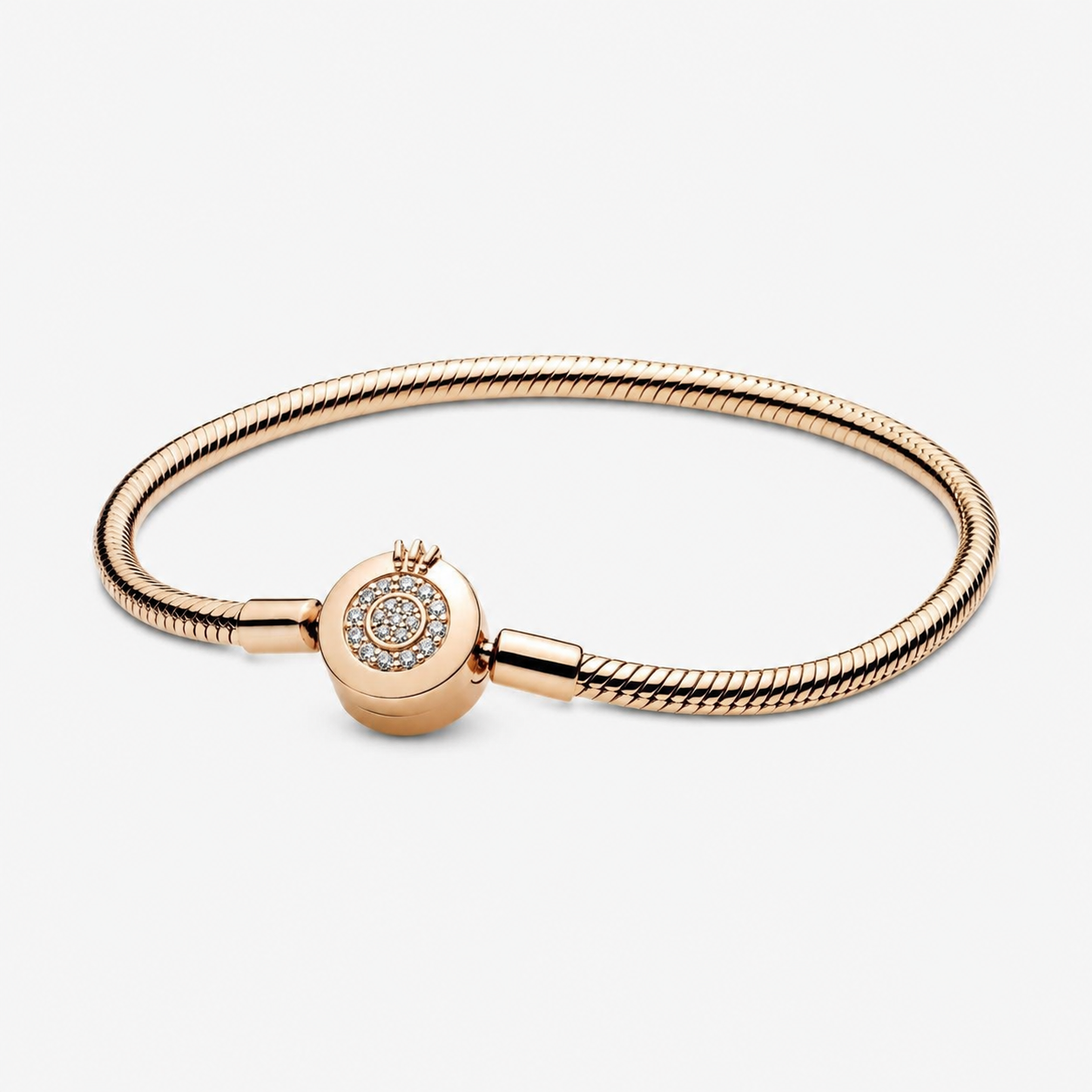 Shine  Schlangen-Gliederarmband Funkelndes Crown O Hauptbild