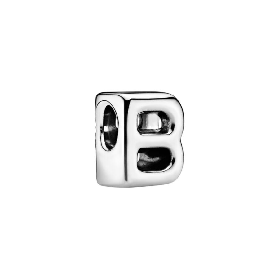 Charm Buchstabe Letter B Silber Hauptbild