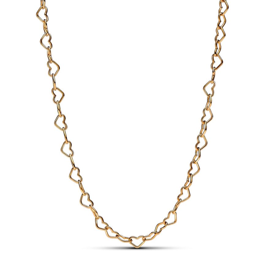 Collier-Halskette Verbundene Herzen Vergoldet 363334C00 Hauptbild